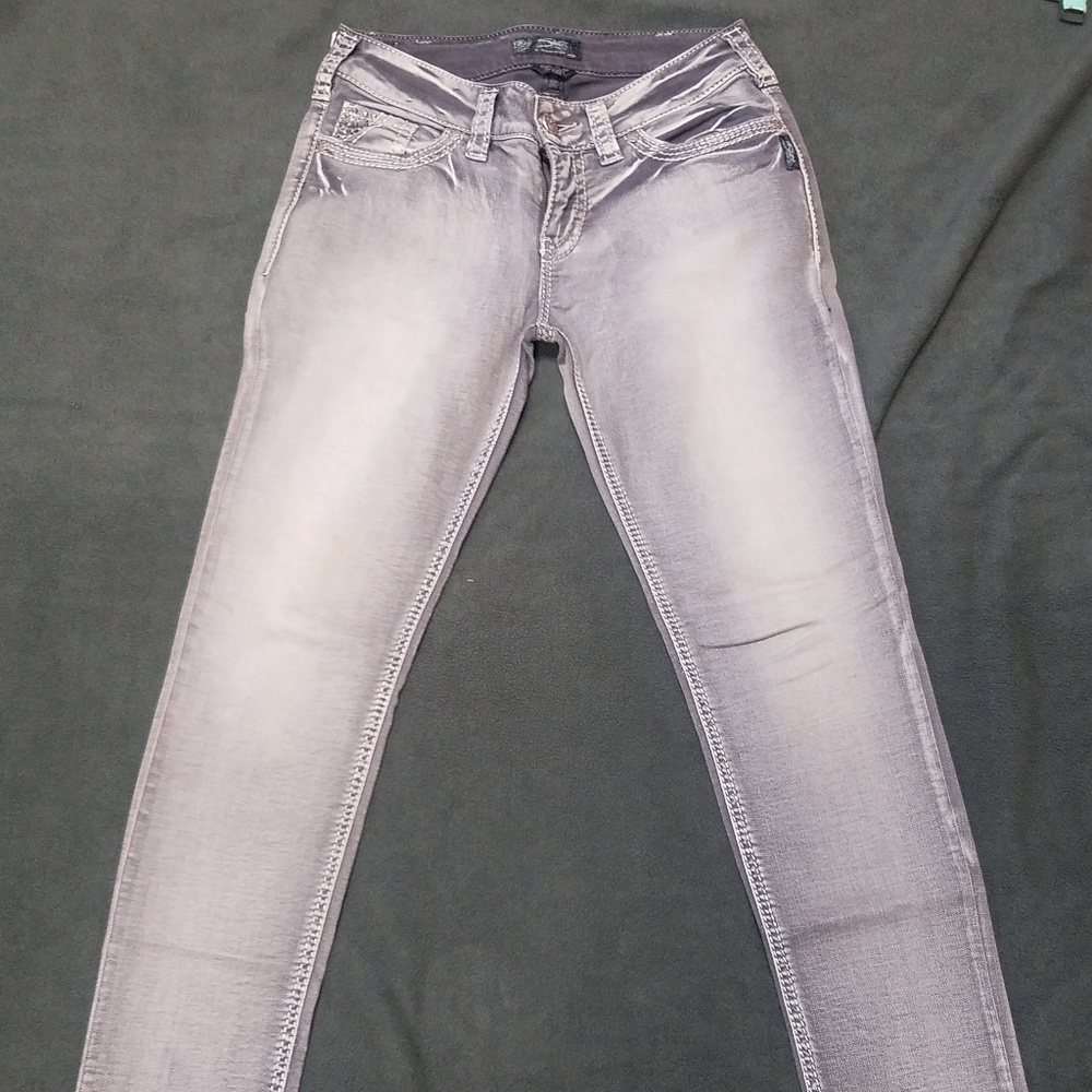 Silver Suki Flap Skinny Jeans